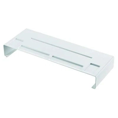 Image of Yamazaki Monitor Stand, Alloy Steel, White, Standard Size