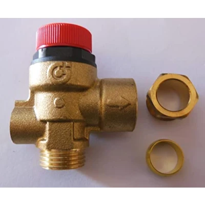 Image of Vaillant 0020083528 Pressure Relief Valve 3 Bar MAX 110&#039;c
