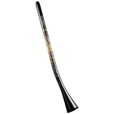 Image of Meinl Percussion Pro Synthetic Didgeridoo 57 inches / 145 cm large D Tuning Plastic, Multicolored (PROFDDG1 BK)