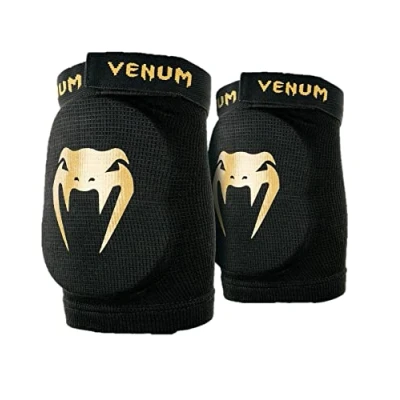 Image of Venum, Kontact Elbow Protectors, Men&#039;s, XL, Black/Gold