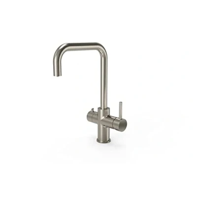 Image of 3 in 1 Instant Hot Water Tap Dispenser Heater Kitchen Sink Mixer with Tank and Filter (Brushed Nickel)