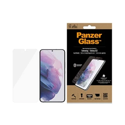 Image of PanzerGlass Tempered Glass Edge to Screenprotector Samsung Galaxy S22