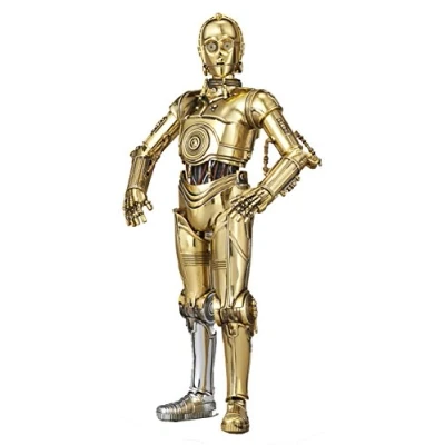 Image of BANDAI Hobby Star Wars Character Line 1/12C 3PO Action Figure, White