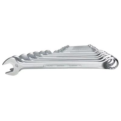 Image of GEDORE 15 pc. Combination Spanner set, AF 6 32 mm, Offset, Bi hex, UD profile, 1 B 0115