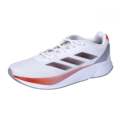 Image of adidas Performance Duramo SL M Neutral running shoes, Men&#039;s, Size: 11.5, Footwear white/aurora metallic/solar red Textile/synthetics
