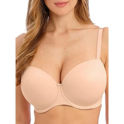 Image of Fantasie Womens Smoothease T Shirt Bra Beige polyamide Size 36D