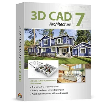 Image of 3D CAD 7 architecture Plan &amp; design buildings from initial rough sketches to the finished blueprints and software for Windows 11, 10, 8.1,