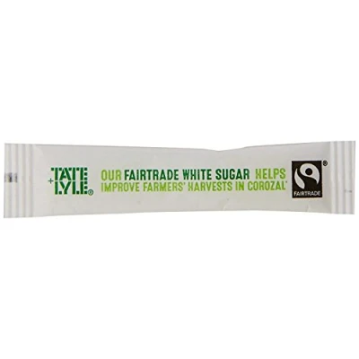 Image of Fairtrade White Sugar Sticks (Pack of 1000)