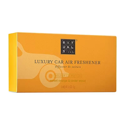 Image of RITUALS The Ritual of Mehr Car Air Freshener with sweet orange and cedaer wood 6 g