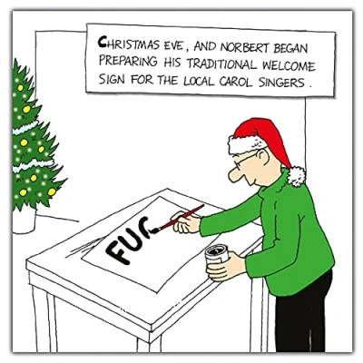 Image of Christmas Card Generic, Funny Cards, Card, Xmas Generic Funny, Rude Cards