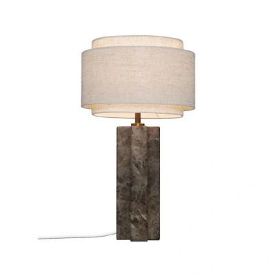 Image of DFTP by Nordlux Takai table lamp made of fabric and marble
