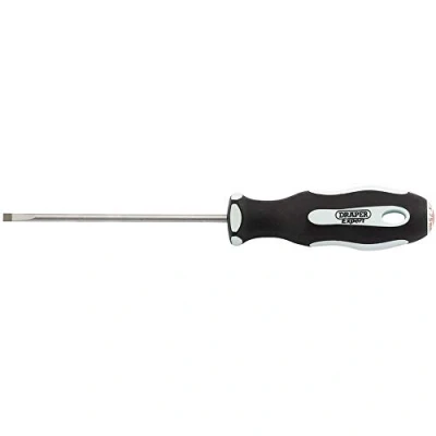 Image of Draper Plain Slot 3 x 75mm Soft Grip Parallel Tip Screwdrivers (34971)
