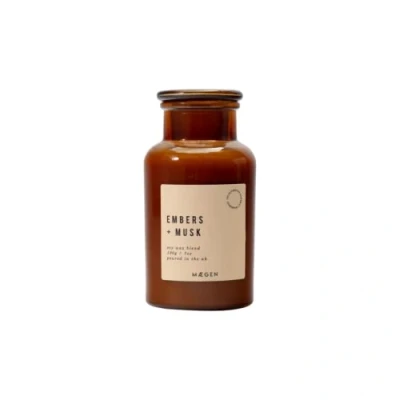 Image of Maegen Alchemist 9oz Candle in a Jar Embers &amp; Musk