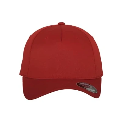 Image of Flexfit 5 Panel Cap, Size: S/M, Red