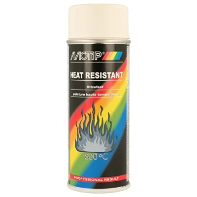Image of Motip Heat Resistant Spray Paint White 400 ml