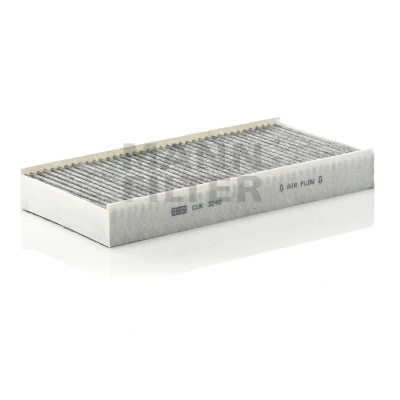 Image of 6441EJ, 6447TC, 647943 Pollen Filter MANN CUK 3240 Activated Carbon 314mm 152mm 40mm PEUGEOT: 407 Saloon, SW, Coupe