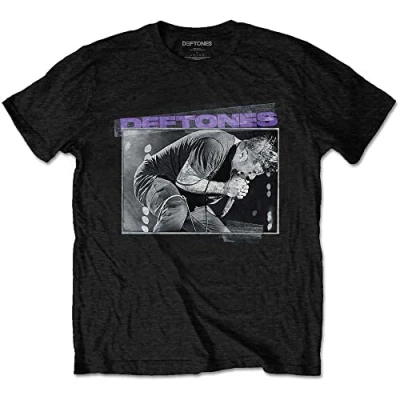 Image of Deftones Chino Live Photo Official Tee T Shirt Mens Unisex (Large) Black
