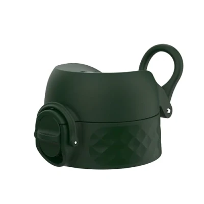 Image of ion8 Leak Proof Replacement OneTouch 2.0 Water Bottle Lid, BPA Free, Dark Green, Small