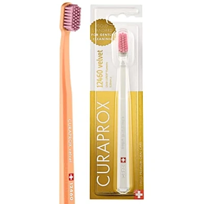 Image of Curaprox CS 12460 Velvet Ultra Soft Toothbrush; Extra bristles for Sensitive Gums