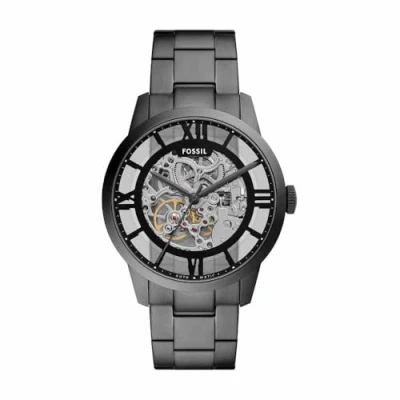 Image of Fossil Men&#039;s Analog Mechanical Hand Wind Watch with Stainless Steel Strap ME3268