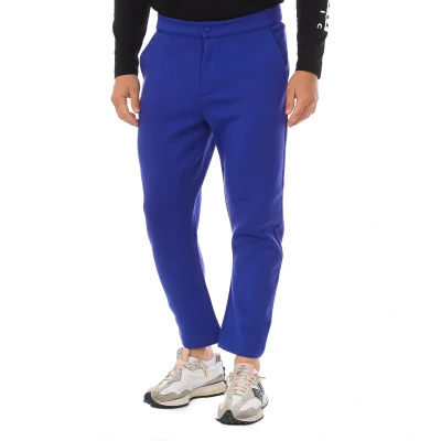 Image of Napapijri Mens MADIR long sport pants with adjustable drawstring N0YIZ9 man Blue Size Small