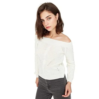 Image of Trendyol Sweater Ecru Regular