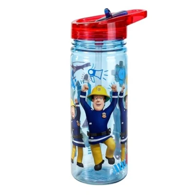 Image of Fireman Sam 580ml Water Bottle for Kids School Drinks Made of Durable Ecozen Reusable BPA Free