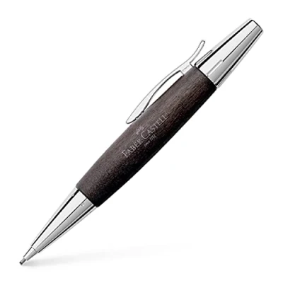 Image of PFaber Castell Prop Pencil Wood/Chrome Shiny Black