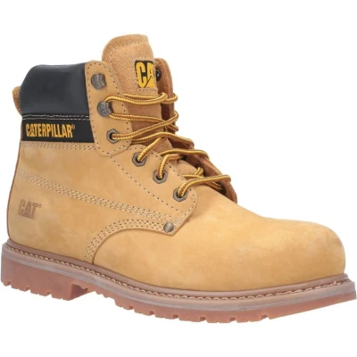 Image of Caterpillar Powerplant Mens Boots Yellow 6 UK