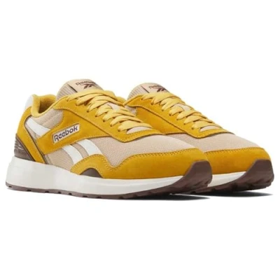 Image of Reebok Unisex GL1100 Sneaker, HRTGGLD/Chalk/UNEARTHBROWN, 6.5 UK