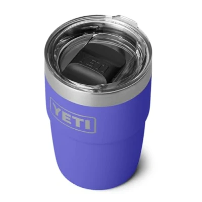 Image of YETI Rambler Cup,Vacuum Insulated Stainless Steel Stackable Cup with Magslider Lid, Ultra Marine Violet, 8 oz (237 ml)