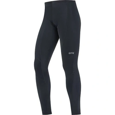 Image of GORE Wear Men&#039;s breathable, long bike tights, with seat inserts, C3 Thermo Tights+, S, Black, 100327