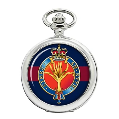 Image of Giftshop UK Welsh Guards, British Army Full Hunter Pocket Watch