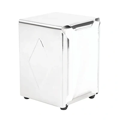 Image of Olympia Napkin Dispenser with Double Sided Load Made of Stainless Steel