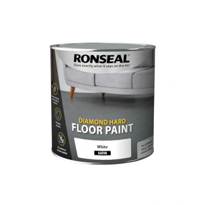 Image of Ronseal DHFPWH25L 2.5L Diamond Hard Floor Paint White