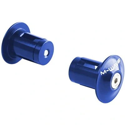 Image of M Wave Unisex Adult A Rio Aluminium Handlebar Plugs Green, N/A