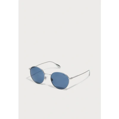 Image of Polo Ralph Lauren Unisex Sunglasses Brushed silvercoloured, Size: 53, silver coloured