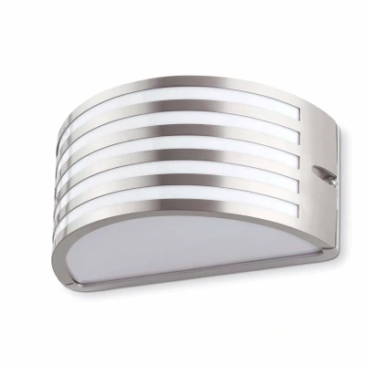 Image of Fedon 1 Light Outdoor Wall Matt Nickel IP54, E27