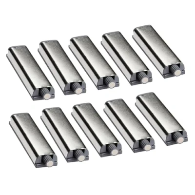 Image of LOOTICH Push to Open Door Catches for Kitchen Cabinet Cupboard Wardrobe Automatic Spring Flap Touch Latch Screw Fixing Pack of 10