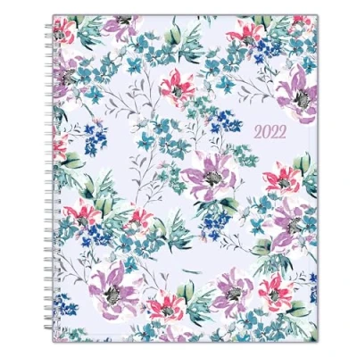 Image of Blue Sky 2022 Weekly &amp; Monthly Planner, 8.5&quot; x 11&quot;, Flexible Cover, Wirebound, Laila (137273 22)