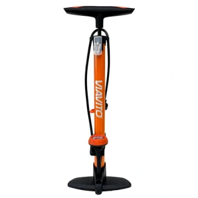 Image of Viavito Floor Pump with Pressure Gauge