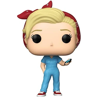 Image of Funko POP! TV: Parks and Rec Leslie Knope the Riveter Recreation Collectable Vinyl Figure Gift Idea Official Merchandise Toys for Kids &amp; Adults TV Fans
