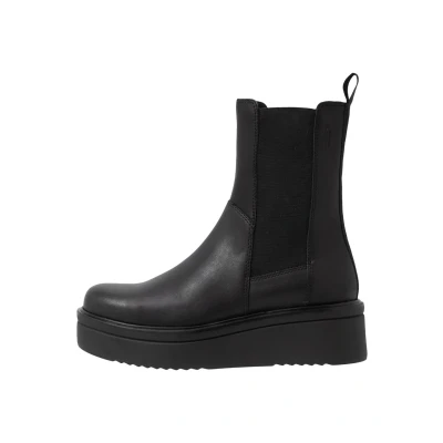 Image of Vagabond TARA Wedge Ankle Boots, Women&#039;s, Size: 5, Black Leather