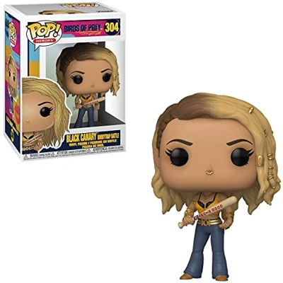 Image of Funko POP! Heroes: Birds Of Prey Black Canary (Boobytrap Battle) Collectable Vinyl Figure Gift Idea Official Merchandise Toys for Kids &amp; Adults Movies Fans Model Collectors