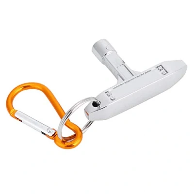 Image of Drum Key, Square Socket Tuning Key with Ring and Keychain Musical Instrument Accessory