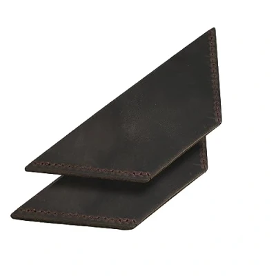Image of Londo Genuine Leather Handmade Bookmark (Set of 2) (Chestnut, Triangle)
