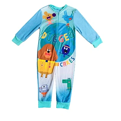 Image of Hey Duggee Officially Licensed Girls Onesie (4 5 Years, Turquoise)