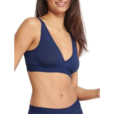 Image of Sloggi Women&#039;s GO Allround Bralette Undershirt, True Navy, One