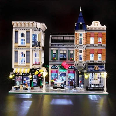 Image of BRIKSMAX Led Lighting Kit for Lego Creator Assembly Square Compatible with 10255 Building Blocks Model Not Include The Set