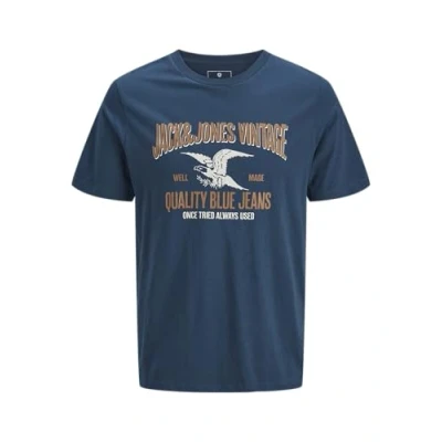 Image of JACK &amp; JONES Men&#039;s Jprbluhudson ss tee Crew Neck FST T Shirt, Sargasso sea, S